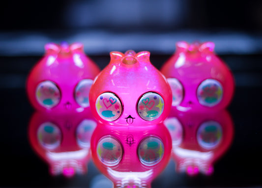 Bean the Dumpling in Psychedelic Watermelon Colorway